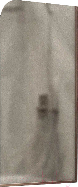 Изображение товара Стеклянная шторка для ванны MaybahGlass MGV-138-2у (бронзовое матовое стекло/бронзовый)