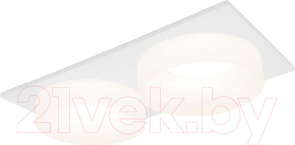 Изображение товара Точечный светильник Ambrella TN1317/2 SWH/FR (белый песок/белый матовый)
