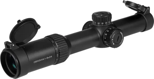 Изображение товара Оптический прицел GAUT Obsidian 1-8x24 сетка X2 подсветка точки