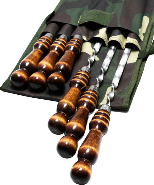 Изображение товара Набор для гриля Chugun Invest Охотничий Лесной (в чехле)