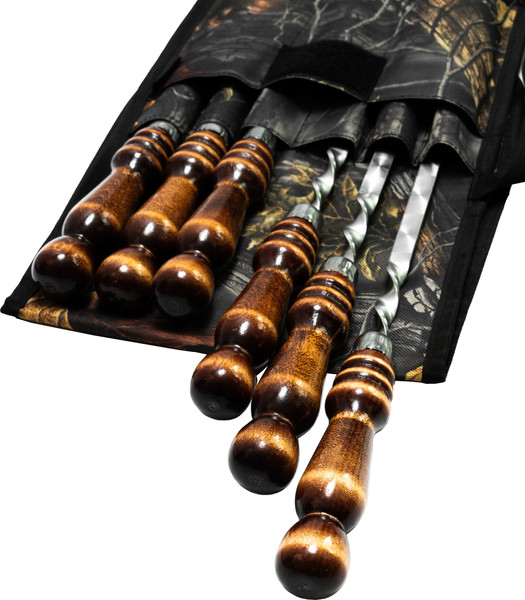 Изображение товара Набор для гриля Chugun Invest Охотничий. Охотник на уток (в чехле)