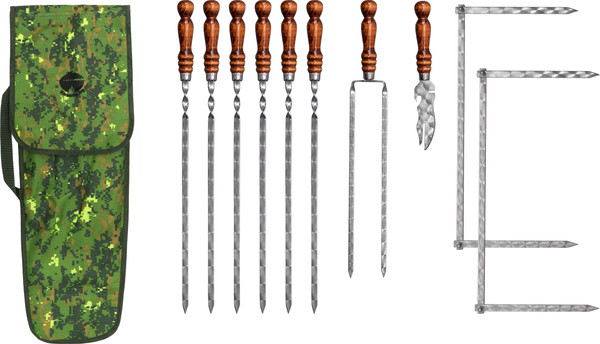 Изображение товара Набор для гриля Chugun Invest Охотничий. Цифра (в чехле)