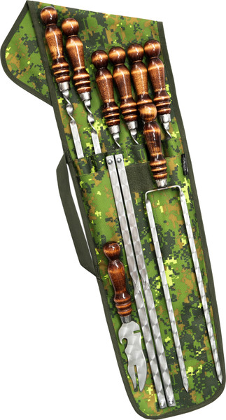 Изображение товара Набор для гриля Chugun Invest Охотничий. Цифра (в чехле)