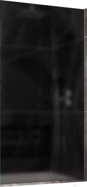 Изображение товара Стеклянная шторка для ванны MaybahGlass MGV-85-5у (графитовое матовое стекло/хром матовый)