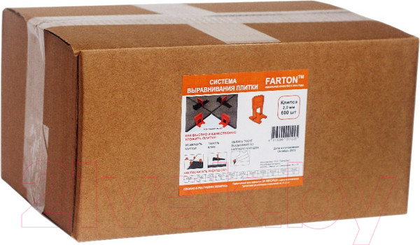 Изображение товара Клипсы для выравнивания плитки Farton Клипса 2мм (600шт)