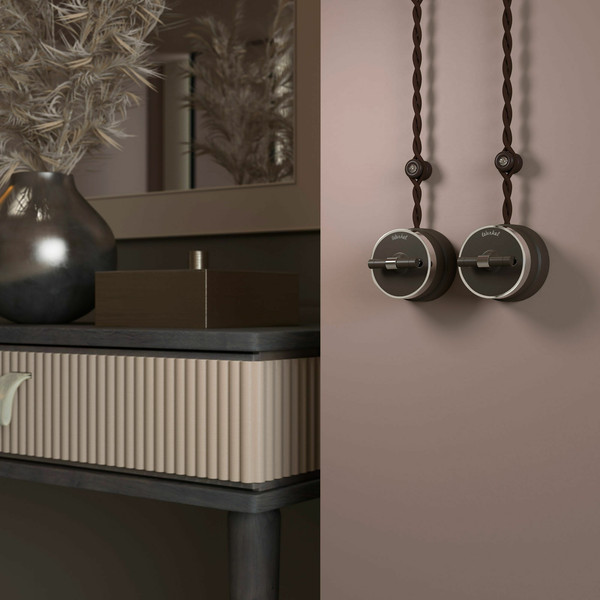 Изображение товара Выключатель Werkel Vintage W5812052 (мокко матовый/хром)