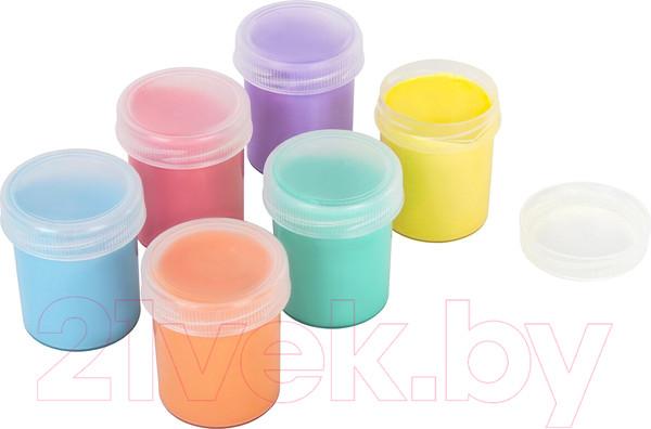 Изображение товара Пальчиковые краски Brauberg Kids / 192398 (6цв)