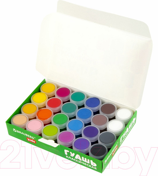 Изображение товара Гуашь Brauberg Kids New / 192370 (24цв)