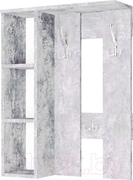 Изображение товара Вешалка для одежды Артём-Мебель СН-100.44 (бетон спаркс лайт)