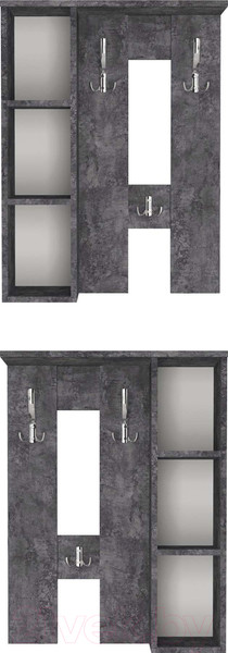 Изображение товара Вешалка для одежды Артём-Мебель СН-100.44 (бетон спаркс)