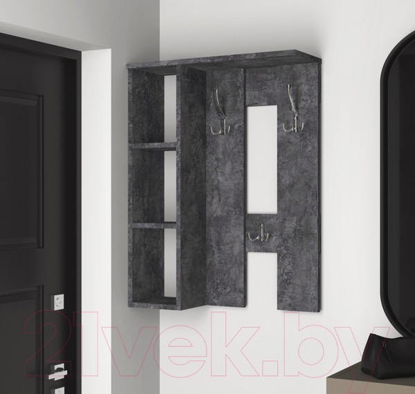 Изображение товара Вешалка для одежды Артём-Мебель СН-100.44 (бетон спаркс)