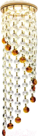 Изображение товара Точечный светильник Ambrella K3440 CL/BR/G (золото/прозрачно-коричневый)