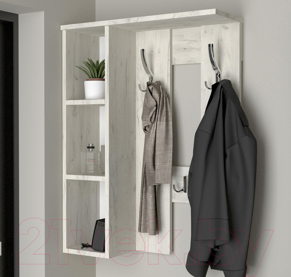 Изображение товара Вешалка для одежды Артём-Мебель СН-100.44  (дуб крафт белый)