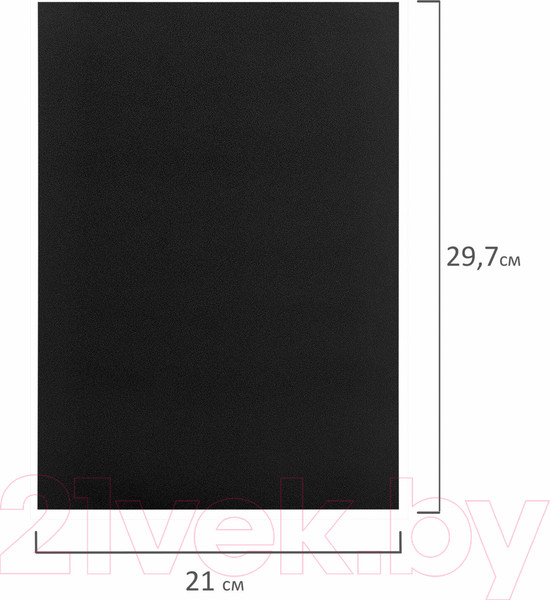 Изображение товара Меловая доска Brauberg 238315 (21x29.7см, черный)