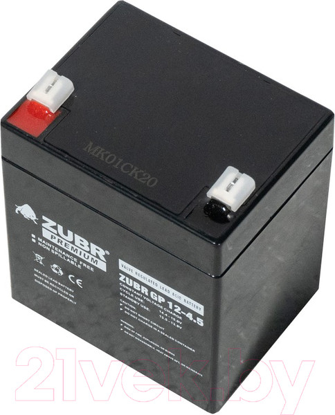 Изображение товара Аккумуляторная батарея Zubr GP 12V (4.5 А/ч)