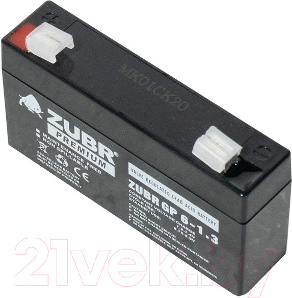 Изображение товара Аккумуляторная батарея Zubr GP 6V (1.3 А/ч)