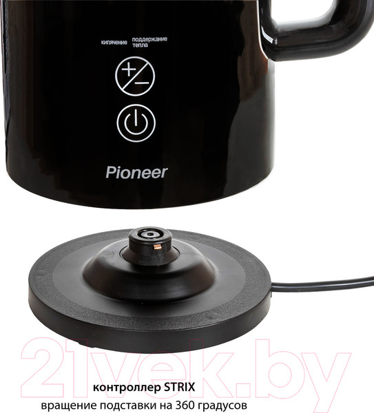 Изображение товара Электрочайник Pioneer KE577M (черный)