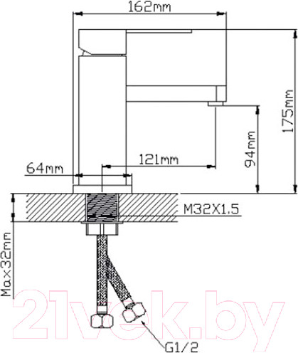 Изображение товара Смеситель Wisent WP10006
