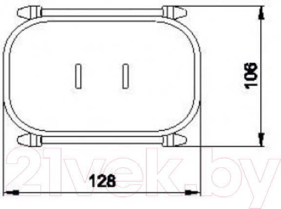 Изображение товара Мыльница Wisent WP208-3