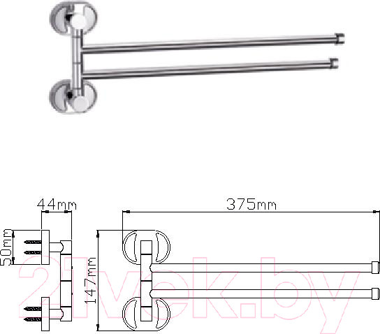 Изображение товара Держатель для полотенца Wisent WP2812