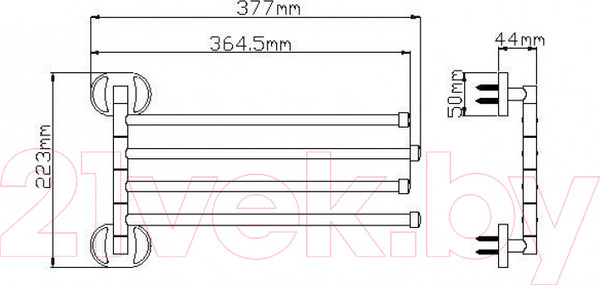 Изображение товара Держатель для полотенца Wisent WP2814