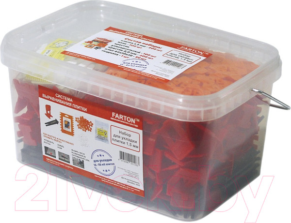Изображение товара Система выравнивания плитки Farton Набор 1.5мм