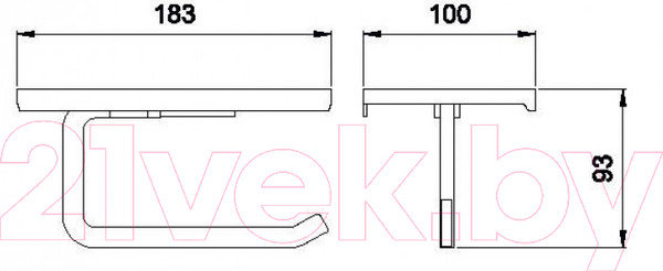 Изображение товара Держатель для туалетной бумаги Wisent WP508