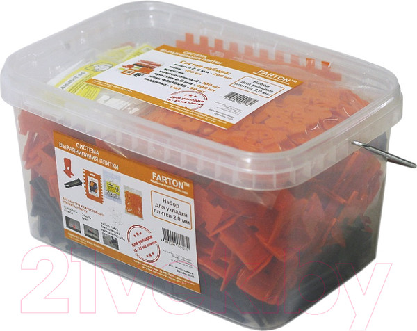 Изображение товара Система выравнивания плитки Farton Набор 2.0мм