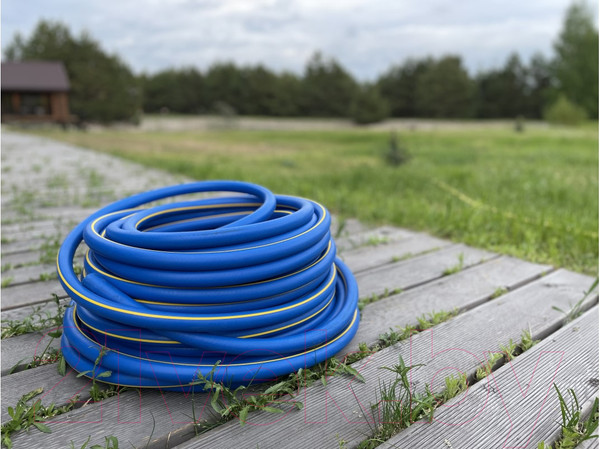 Изображение товара Шланг поливочный Fachmann Garten Grand 3/4 / 05.023 (50м, синий)