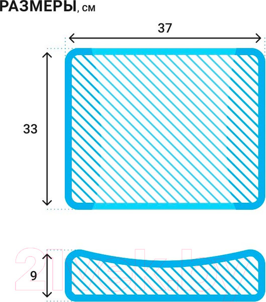 Изображение товара Подушка для спины Trelax Spectra / П04 (серый)