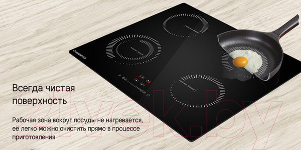 Изображение товара Индукционная варочная панель Maunfeld CVI594STBKC