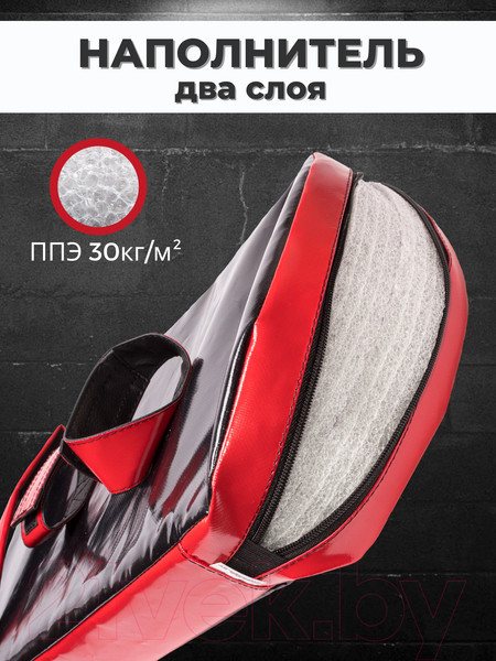 Изображение товара Макивара Зубрава МР80 (черный/красный )