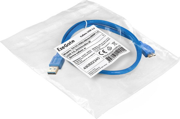 Кабель ExeGate EX-CC-USB3-AMmicroBM9P-1.0 / EX294750RUS (1м) — фото 6