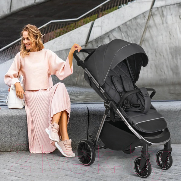 Изображение товара Детская прогулочная коляска Pituso Ruta / BD206 (темно-серый)