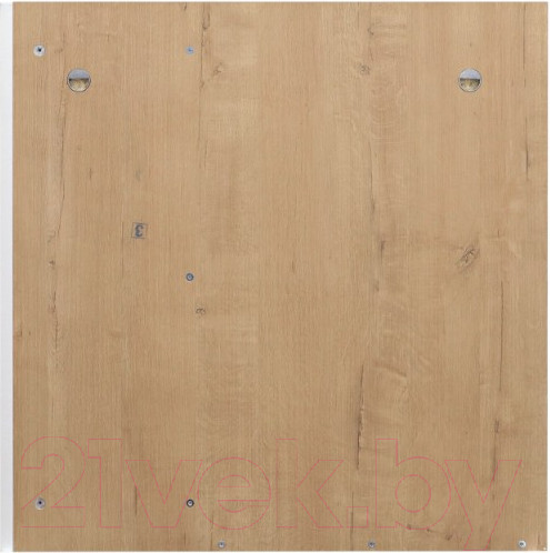 Изображение товара Шкаф с зеркалом для ванной Doratiz Фьорд 70 R / 2711.160 (белый/дуб бунратти)