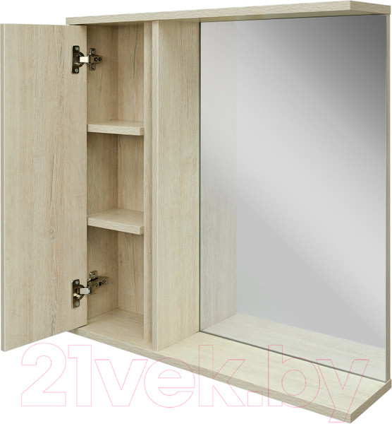 Изображение товара Шкаф с зеркалом для ванной Doratiz Мальта 70 L / 2711.154 (пикар)