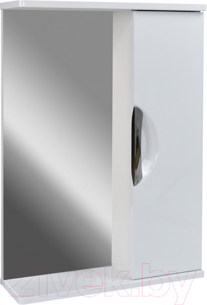 Изображение товара Шкаф с зеркалом для ванной Doratiz Афина 65 / 2711.680 (белый)