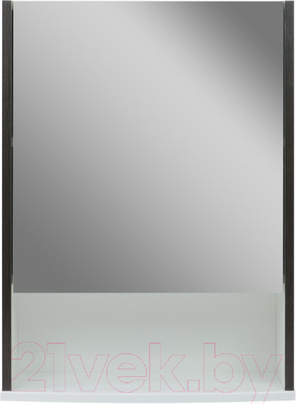 Изображение товара Шкаф с зеркалом для ванной Doratiz Астра 50 R / 2711.032 (белый/венге)