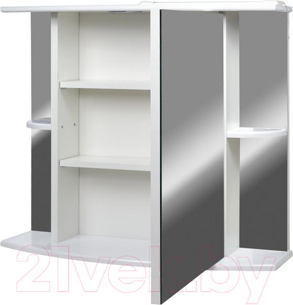 Изображение товара Шкаф с зеркалом для ванной Doratiz София 60 R / 2712.230 (белый,с подсветкой)
