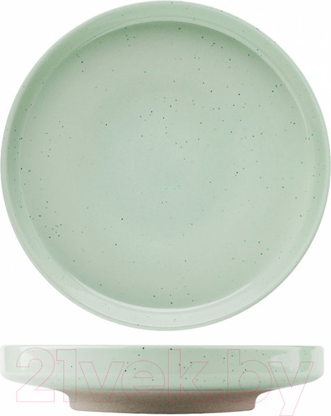 Изображение товара Блюдо AksHome Stone Clay 22x4.5см (светло-зеленый)