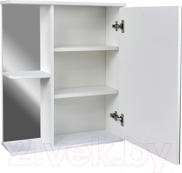 Изображение товара Шкаф с зеркалом для ванной Doratiz Венеция 60 R / 2712.210 (белый)