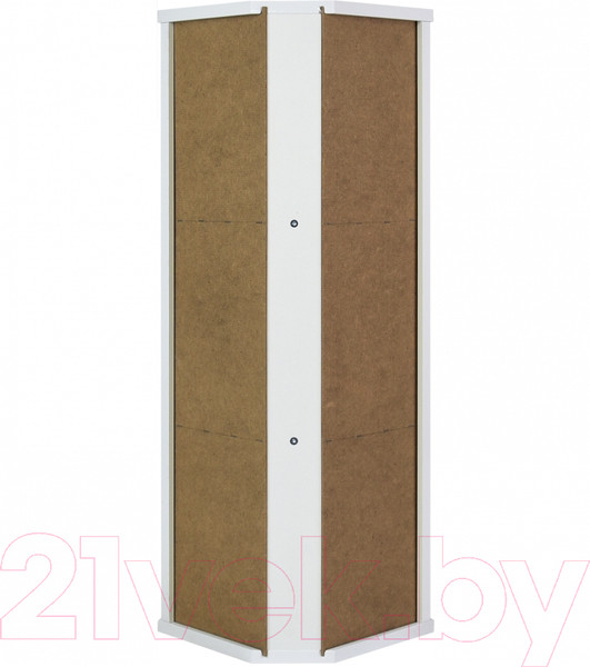 Изображение товара Шкаф с зеркалом для ванной Doratiz Вена 25 L / 2712.260 (белый)