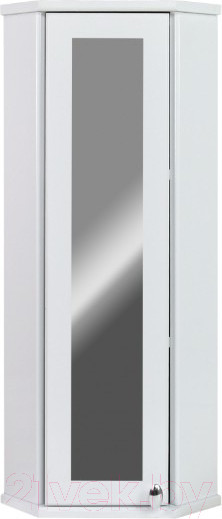 Изображение товара Шкаф с зеркалом для ванной Doratiz Вена 25 L / 2712.260 (белый)