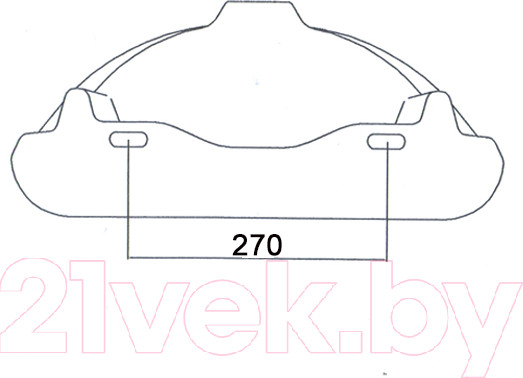 Изображение товара Умывальник Лобненский стройфарфор Браво 50 / 10/1/5/1-17