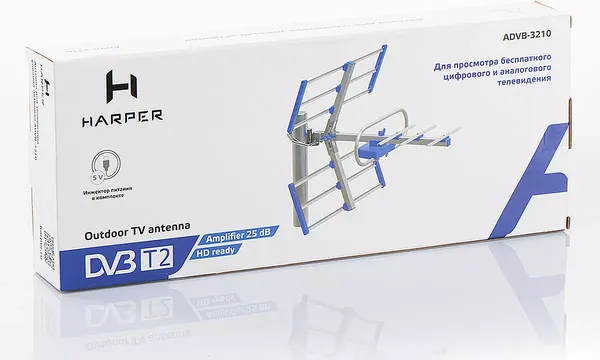 Изображение товара Цифровая антенна для ТВ Harper ADVB-3210 (синий)
