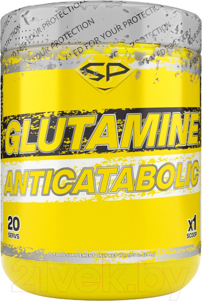 Изображение товара L-глютамин Steelpower Натуральный  (200г)