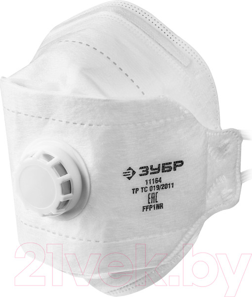 Изображение товара Защитная маска Зубр FFP1 / 11164_z02 (с клапаном)