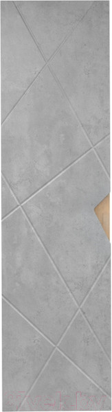 Изображение товара Шкаф-пенал для ванной Doratiz Фьорд 40 L / 2712.304 (дуб бунратти/цемент, с подвесной)