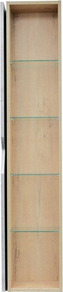 Изображение товара Шкаф-пенал для ванной Doratiz Фьорд 40 L / 2712.304 (дуб бунратти/цемент, с подвесной)