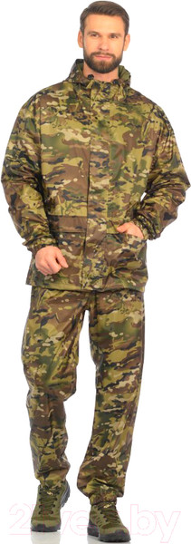 Изображение товара Костюм для охоты и рыбалки Huntsman Шторм Таффета PVC Мультикам (60-62/188)